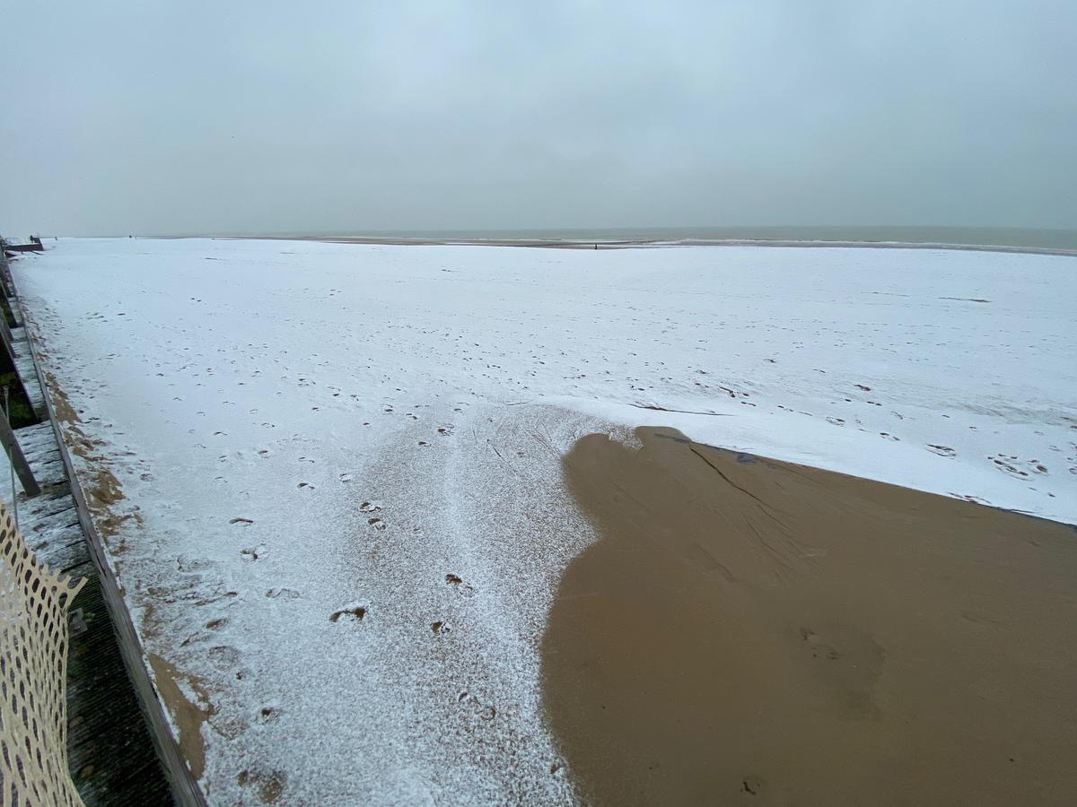 Op het strand van Oostende.© PM