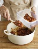 vlekken plastic potjes