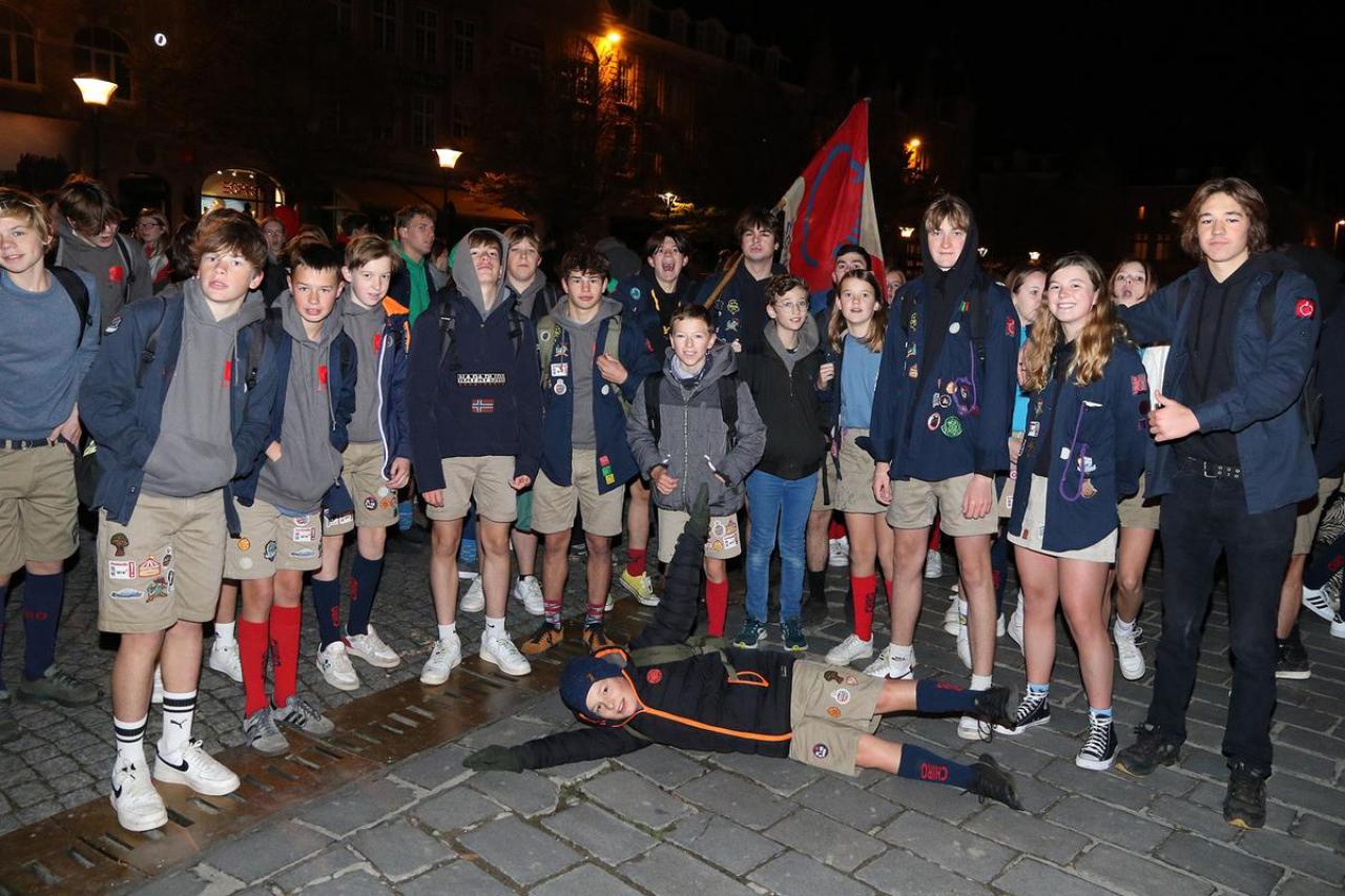 In Ieper tekenden heel wat jongeren present op de Dag van de Jeugdbeweging.