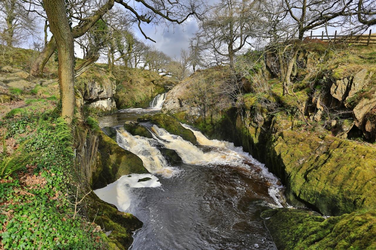 Ingleton waterfall trail, Yorkshire, England