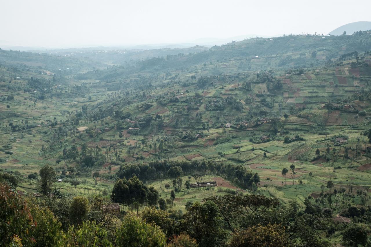 An general view of the small town of Kigereka next to the Kibira National Park, northwestern Burundi, on March 13, 2022. - Burundi is classified as the poorest nation in the world in terms of GDP per capita, according to the World Bank.
But here too, as in other countries, young people, who make up the majority of Burundi's population, are increasingly connected.
Launched in 2021, the VisitBurundi initiative brings together around a dozen volunteers who organise trips for large groups of visitors, help to spruce up tourist destinations and, above all, broadcast Burundi's charms to the world.
The team is inspired by Dubai, where influencers thronged to beaches and bars even during the pandemic.
Bujumbura is not yet Dubai, but the prospects for tourism, domestic and international, are looking up. (Photo by Yasuyoshi Chiba / AFP)