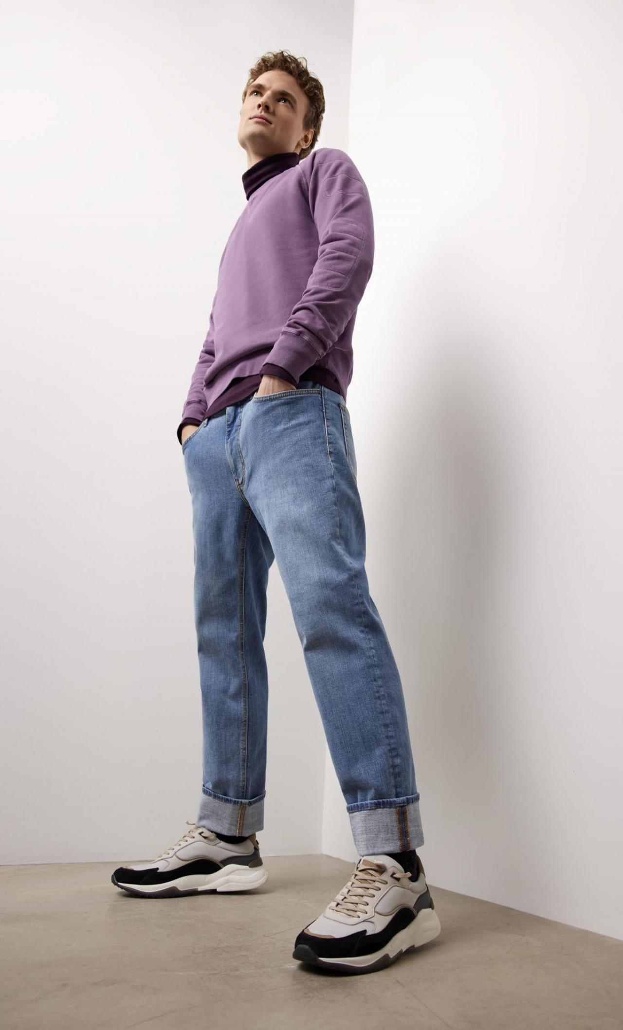 Duurzame jeans (119,95 euro), uit de Blue Planet-collectie van Brax.