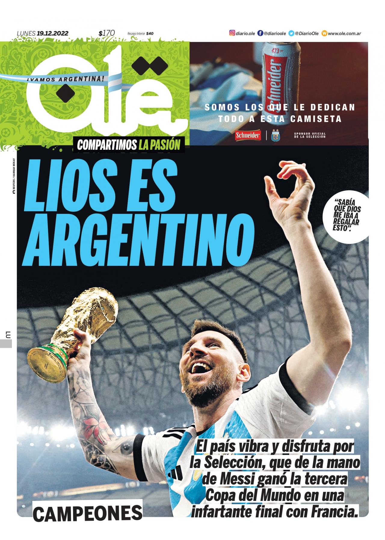 Diario Olé, Argentinië