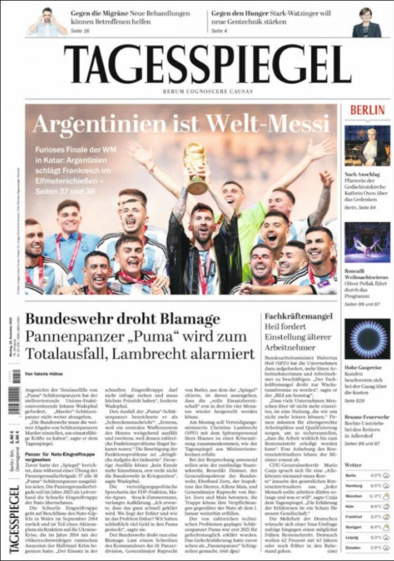 Tagesspiegel, Duitsland
