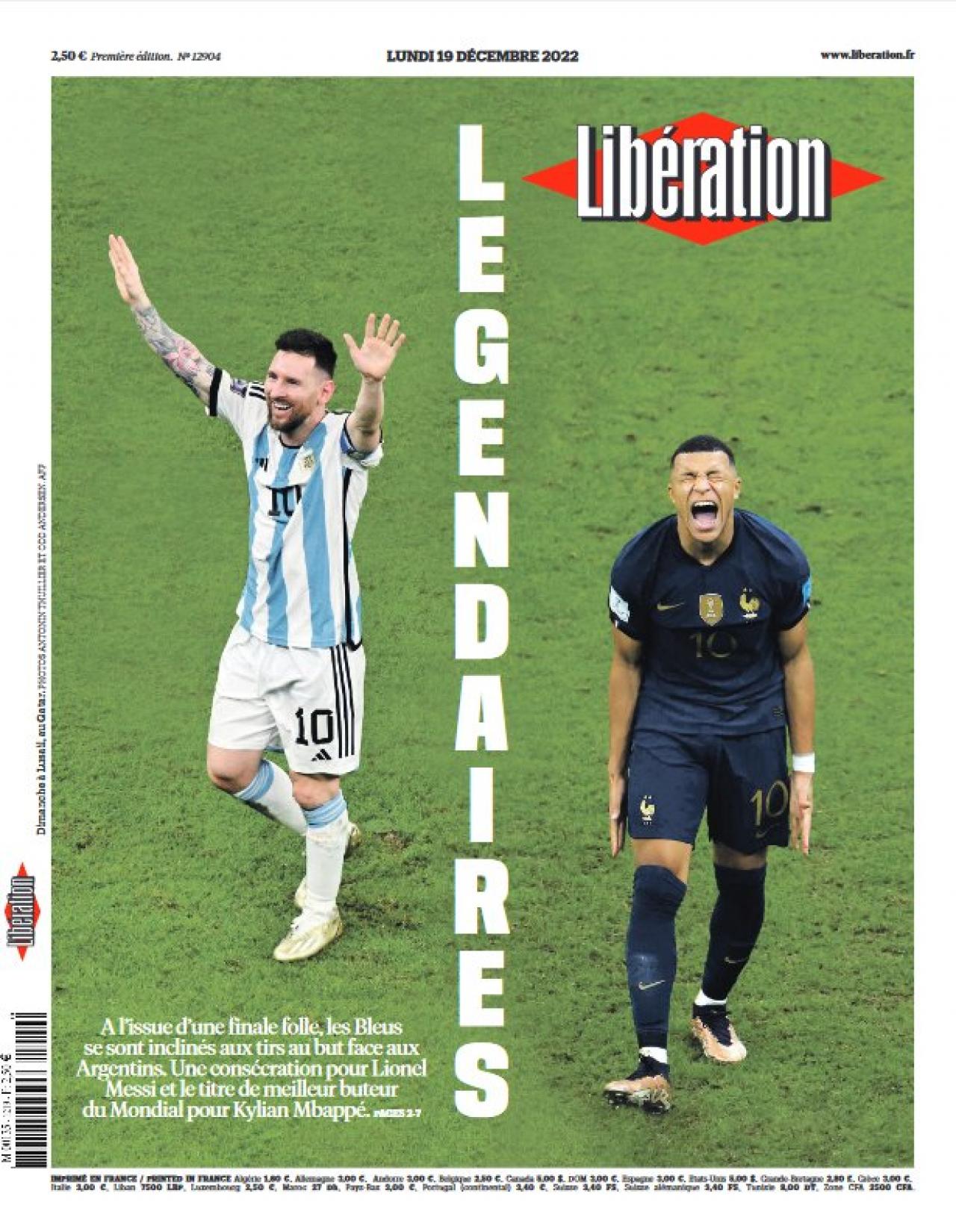 Libération, Frankrijk