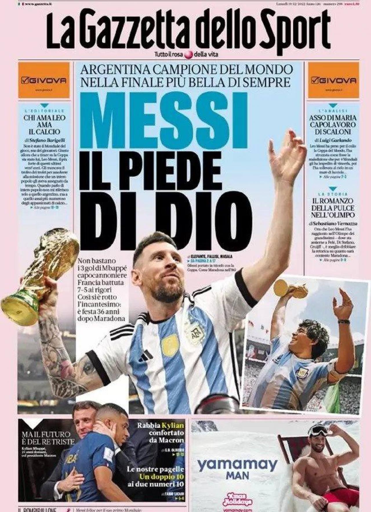 La Gazzetta dello Sport, Italië