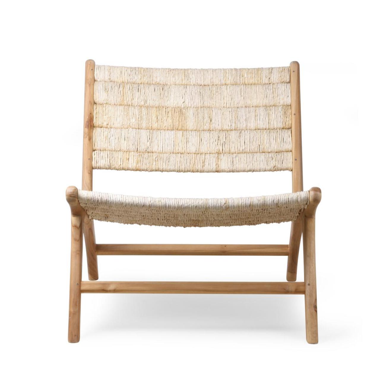 Lounge Chair Teakwood ‘Abaca’ - € 439 - HKliving.