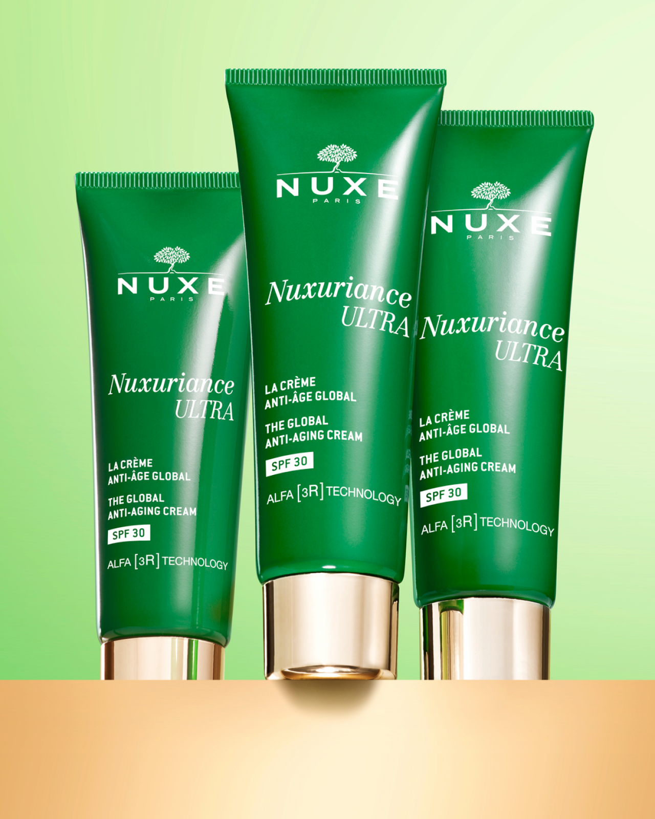 La Crème Anti-Âge Global SPF 30 Nuxuriance Ultra, Nuxe, 68,85 euros les 50 ml.