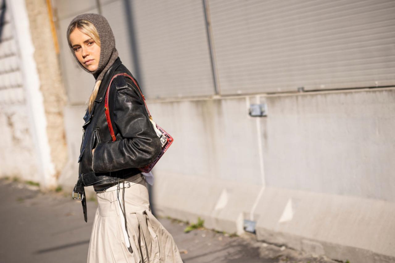 Balaclava - streetstyle beeld tijdens Milan Fashion Week