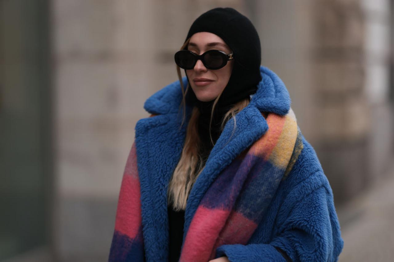 & Other Stories balaclava - streetstyle beeld tijdens Berlin Fashion Week