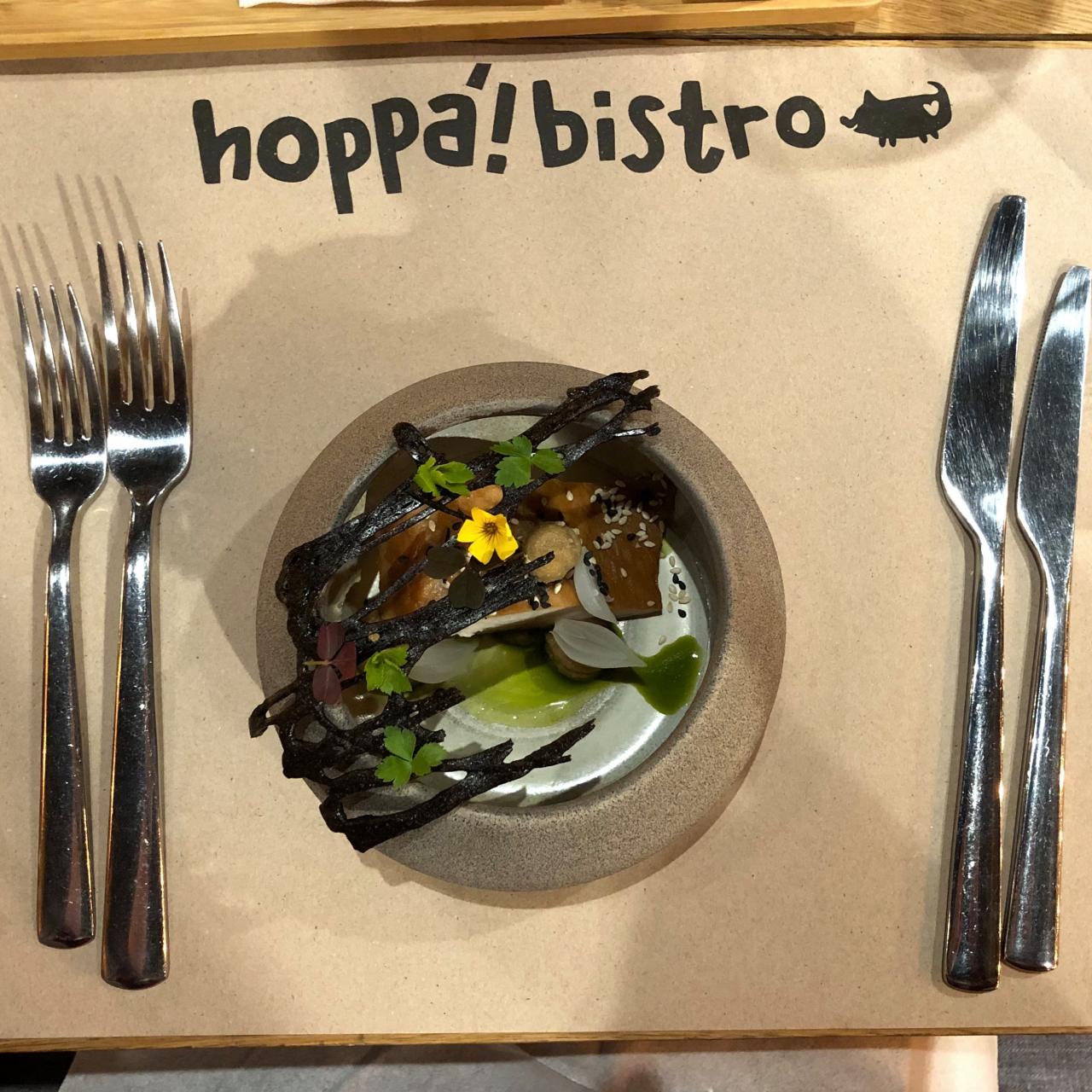 Un plat au Hoppa bistrot