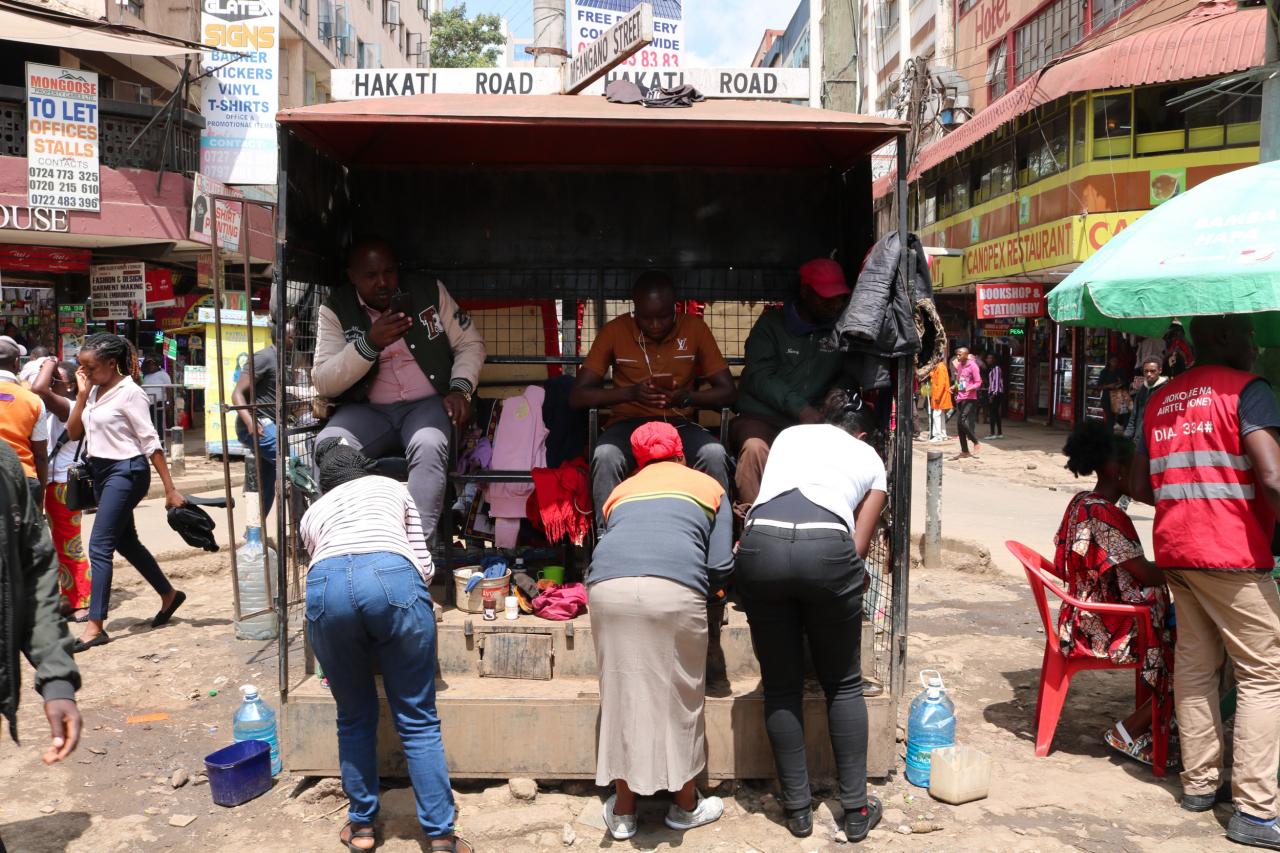 Downtown Nairobi.