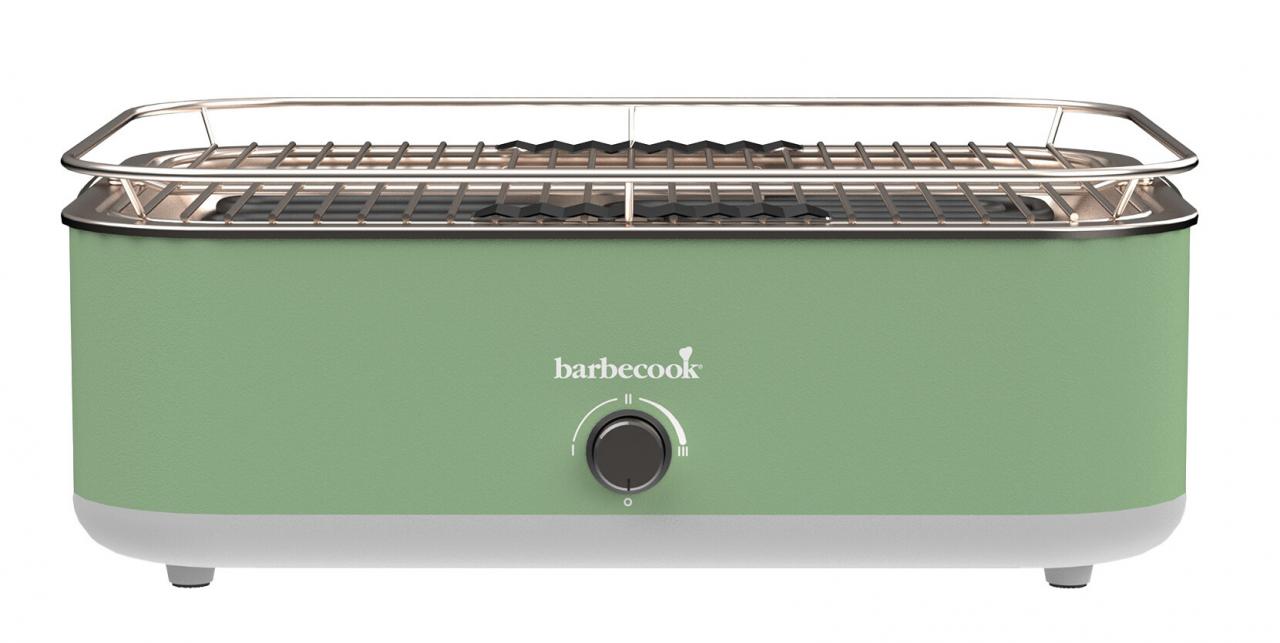 Compacte elektrische draagbare tafelbarbecue - € 189 - E-Carlo van Barbecook.