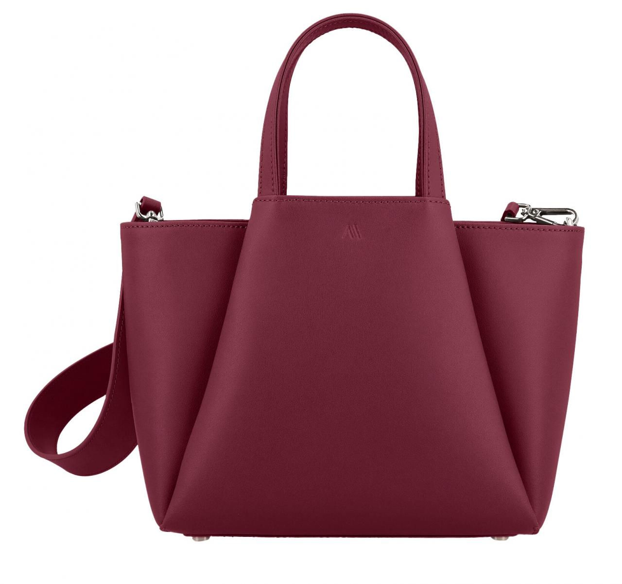 Tas Mini Pyramid Merlot - € 455 - KAAI.