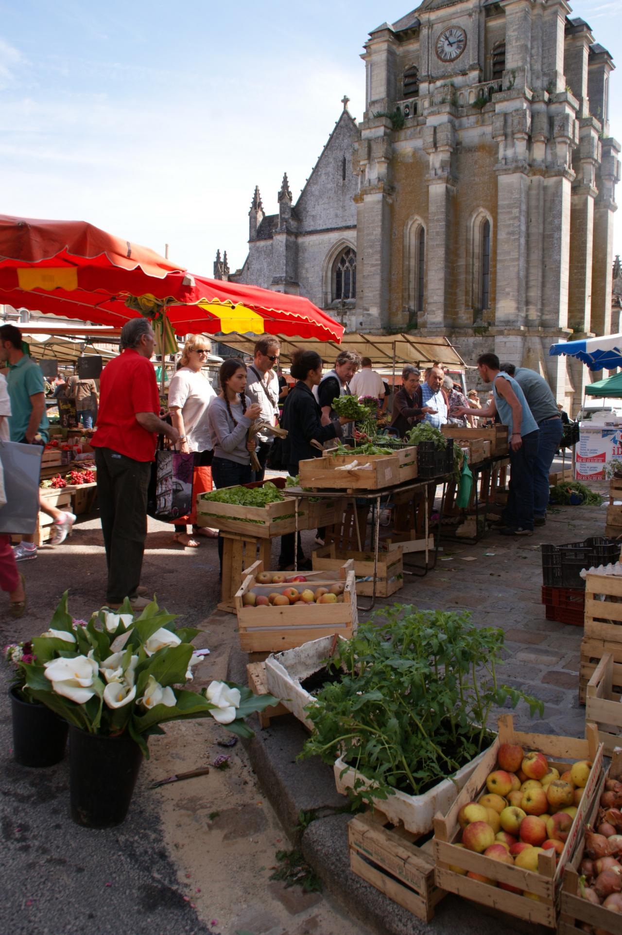 Le village de Mortagne au Perche.