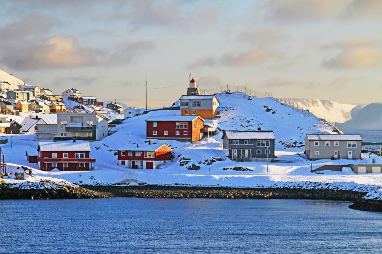 Un des paysages qu’on peut découvrir à bord du bateau Hürtigruten.