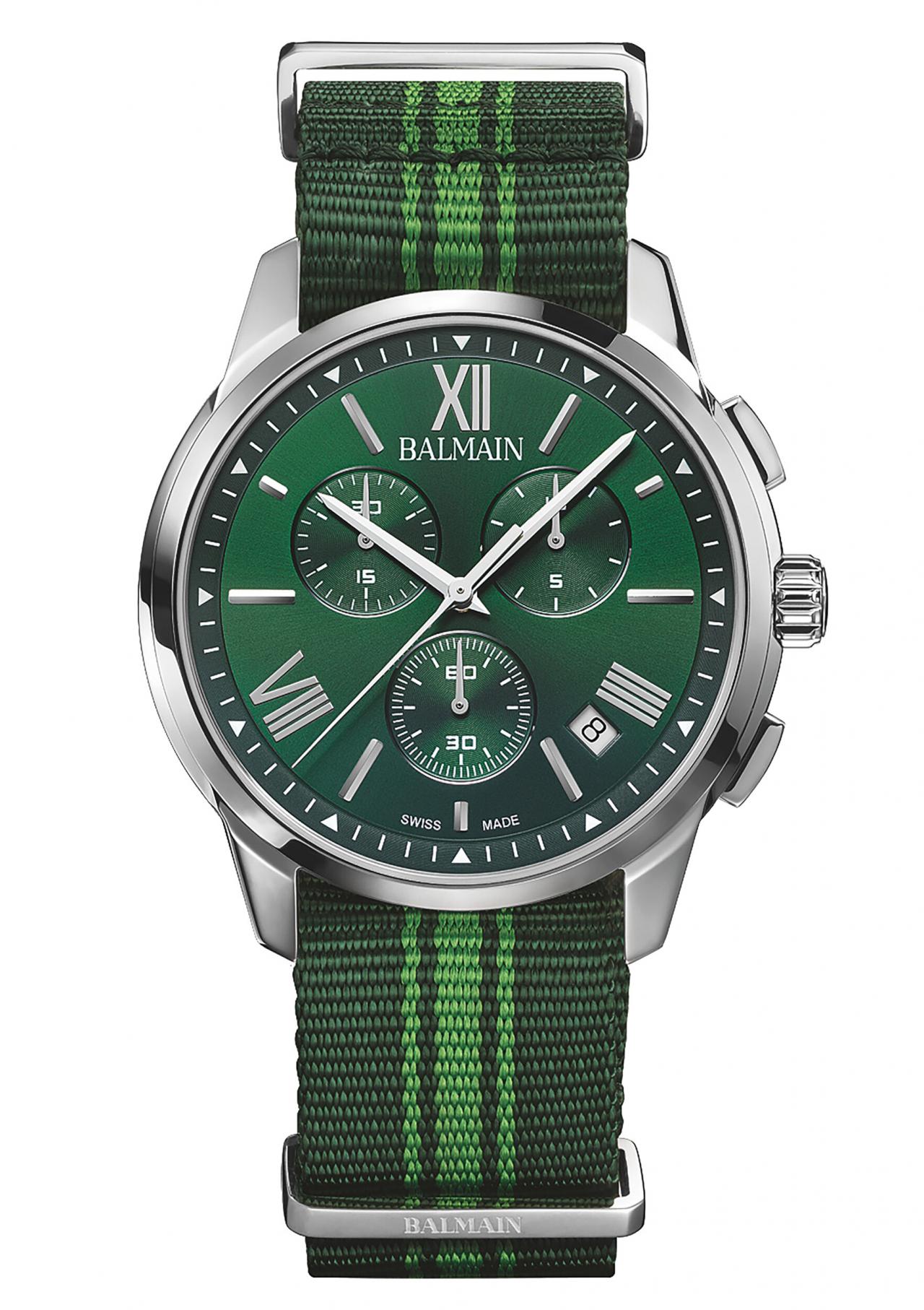 Groen horloge - € 590 - Balmain.