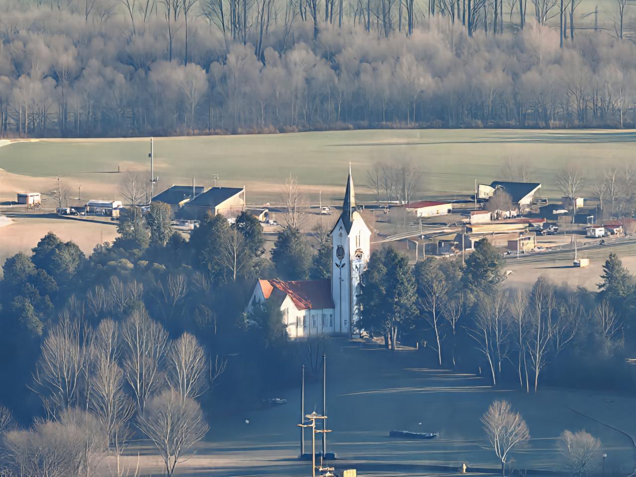 Met het blote oog zijn de details in dit landschap (vanop de originele afstand) zo goed als onzichtbaar. Een sterk staaltje dit, van de AI Super Zoom-functie.