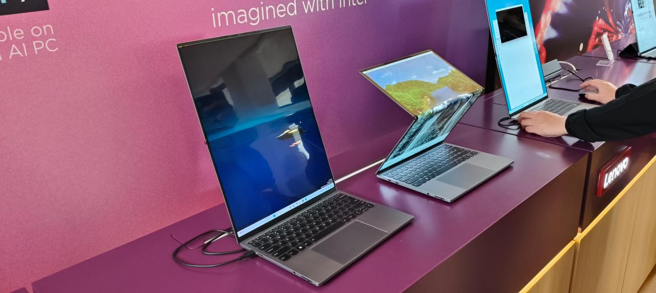 Lenovo ThinkBook "codename Flip" AI PC Concept