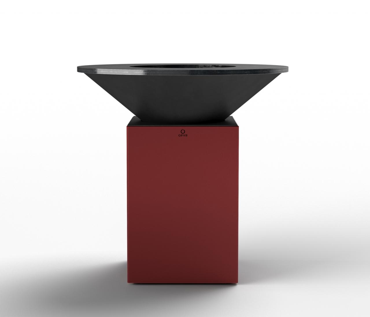 Nu ook in Chrome Green of Oxide Red verkrijgbaar: barbecue - € 2395 - Ofyr.