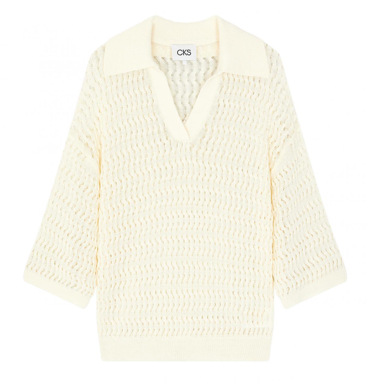 Zachter dan boter. Gehaakte top - € 99,99 - CKS.