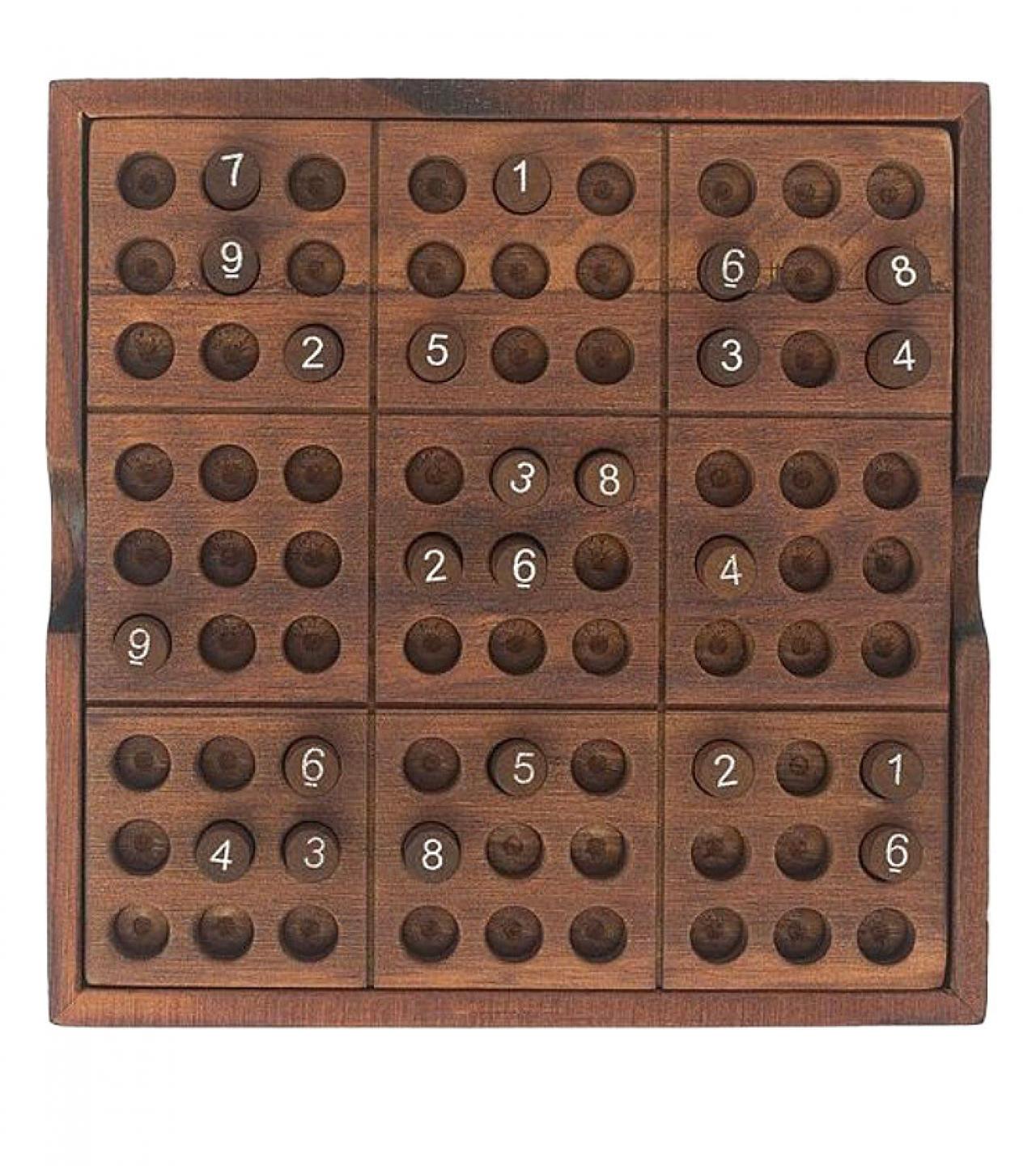 Houten sudoku - € 27,99 - Juttu.