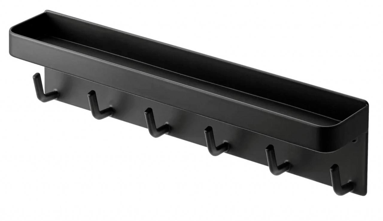Zwarte sleutelhouder in staal (6 x 24,5 x 4,5 cm) - € 27 - Yamazaki bij fonq.be.