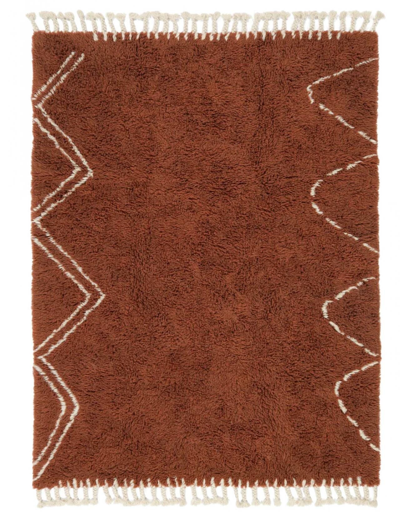 Hoogpolig wollen vloerkleed (200 x 300 cm) - € 630 - Rugvista.