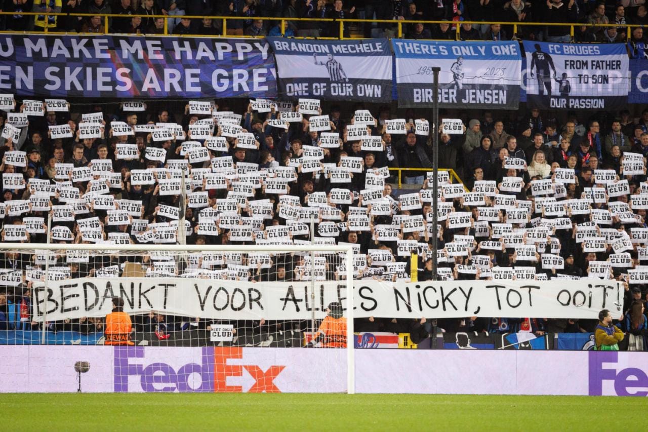 De steunactie voor Nicky Hayen. (foto Belga)