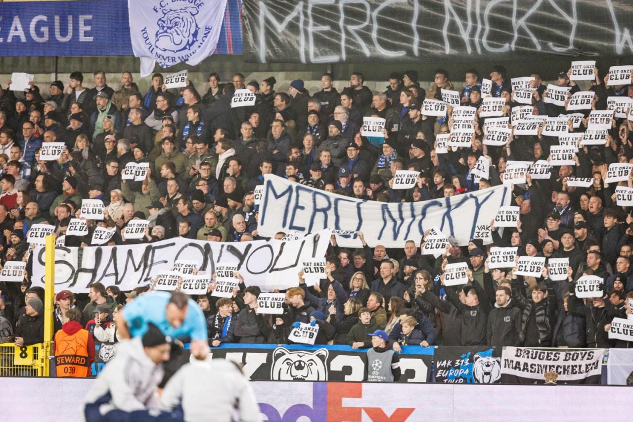 De steunactie voor Nicky Hayen. (foto Belga)