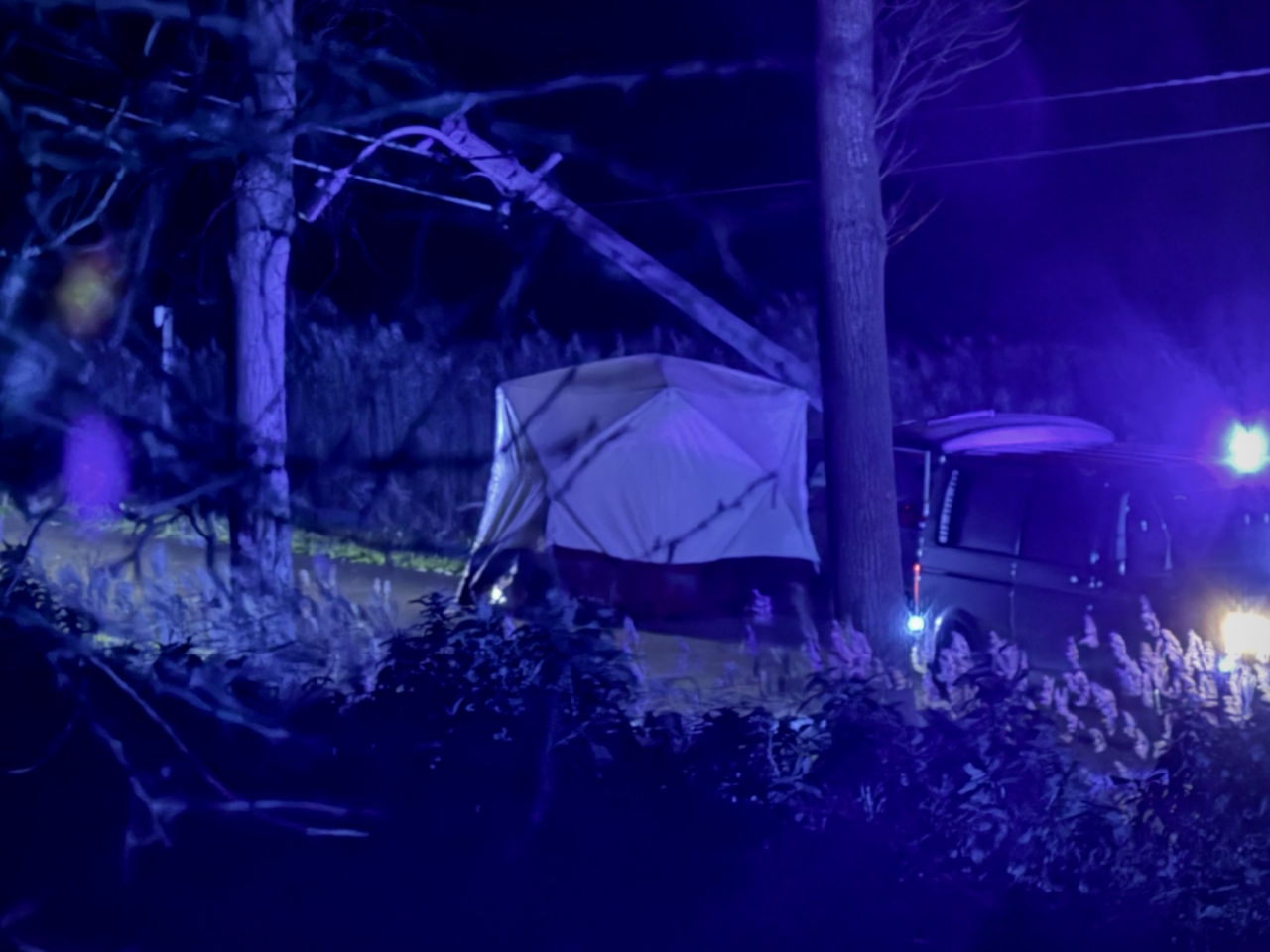Het ongeval gebeurde langs de Ter Doeststraat in Lissewege. (foto JVM)