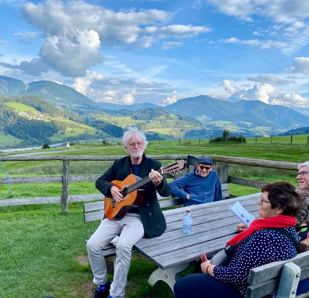 Een foto van gids Willy op Libelle-reis in Oostenrijk.