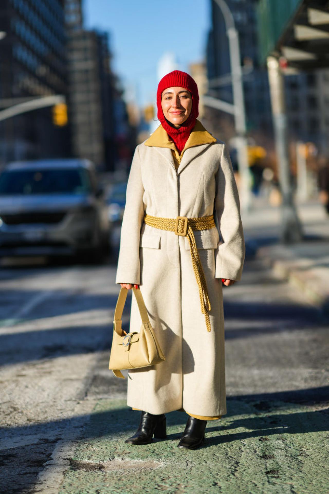 Balaclava - streetstyle beeld tijdens New York Fashion Week