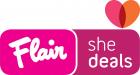 Flair Shedeals logo
