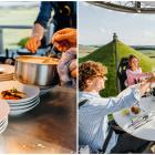 Dinner in the Sky s'installe en face de la Butte du Lion à Waterloo