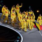 Belgische delegatie op de opening van de Olympische Winterspelen 2026