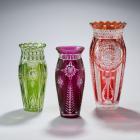Drie vazen op witte achtergrond