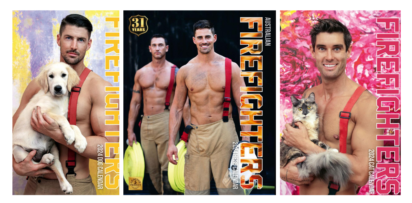 Les pompiers australiens ont sorti leur nouveau calendrier : découvrez les  photos sexy de 2024