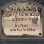 Un lieu de rendez-vous en cas d'urgence