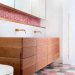 Tendance 2: le carrelage coloré