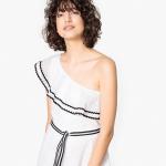 Robe crochetée 'one shoulder'