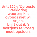 Jullie briljantste (s)excuses