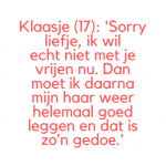 Jullie briljantste (s)excuses