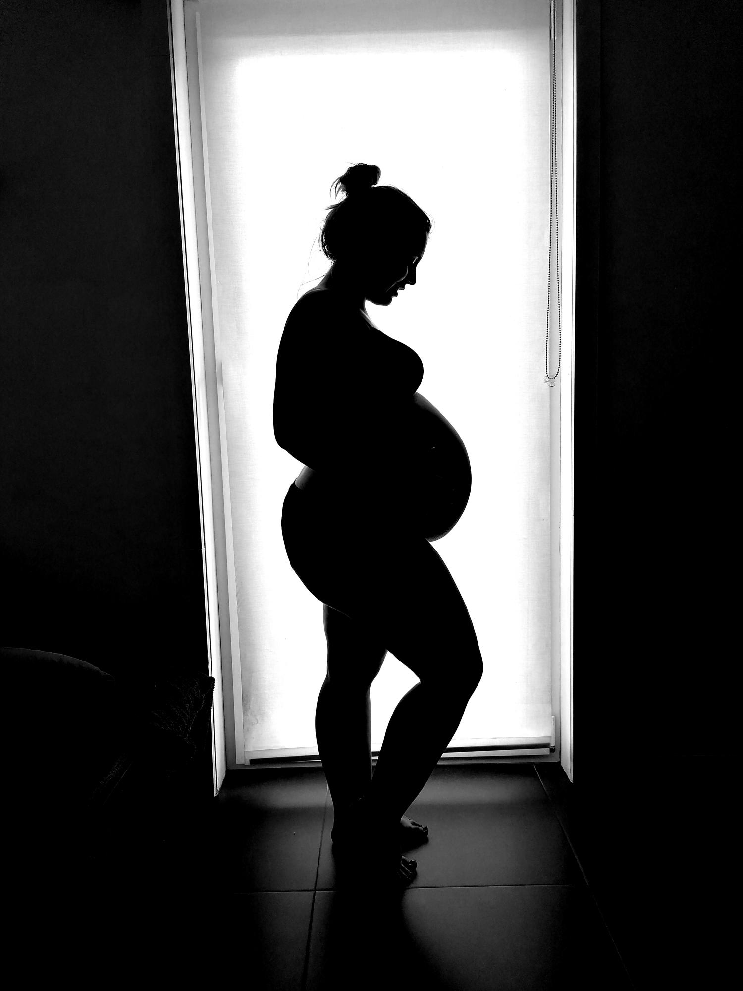 Contrastfoto zwangerschap
