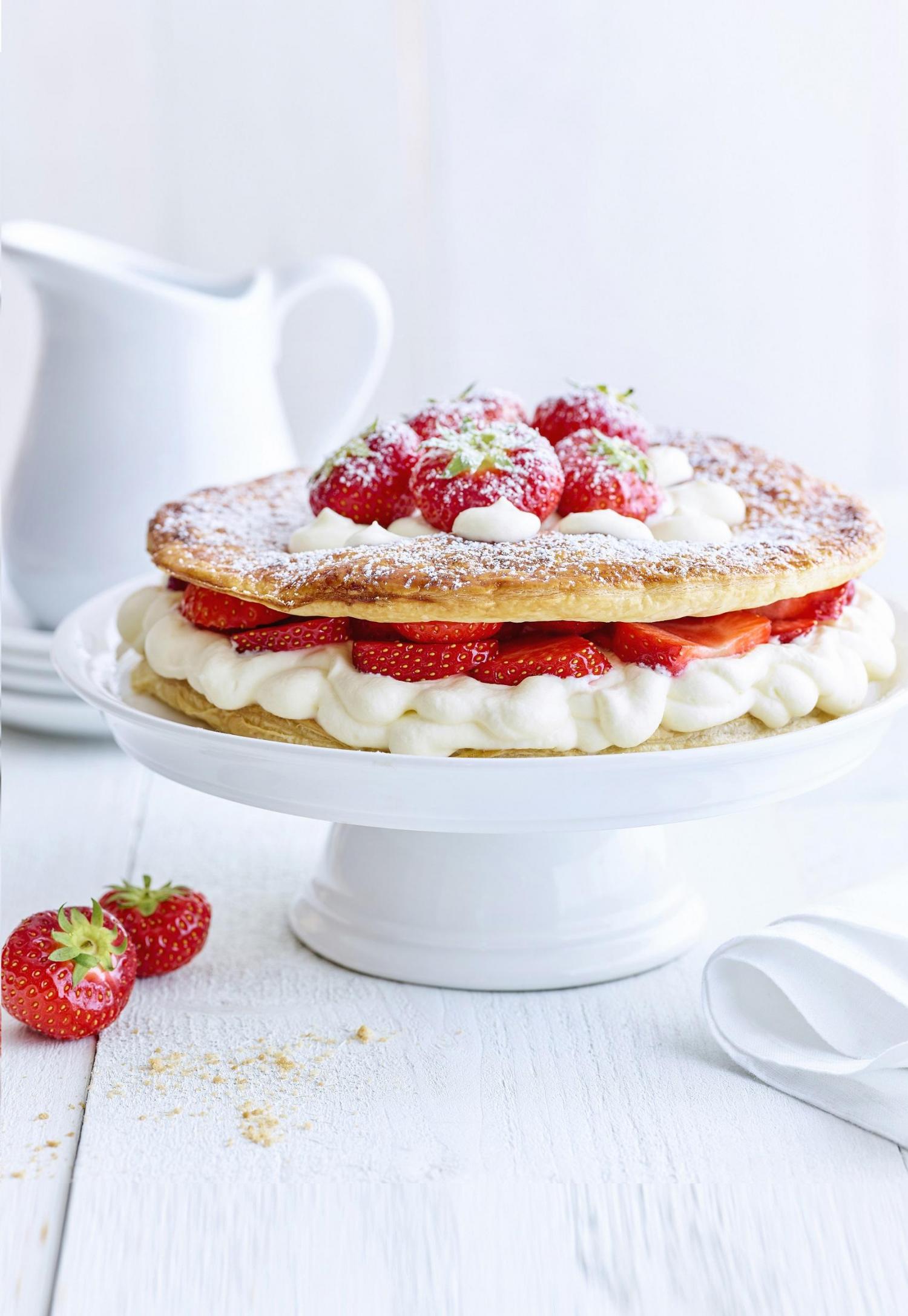 desserts met aardbeien