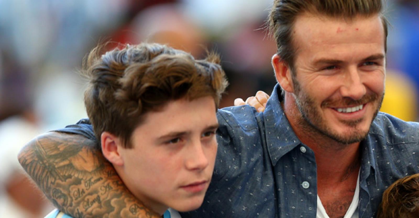 David Beckham videobombed Brooklyn Beckham