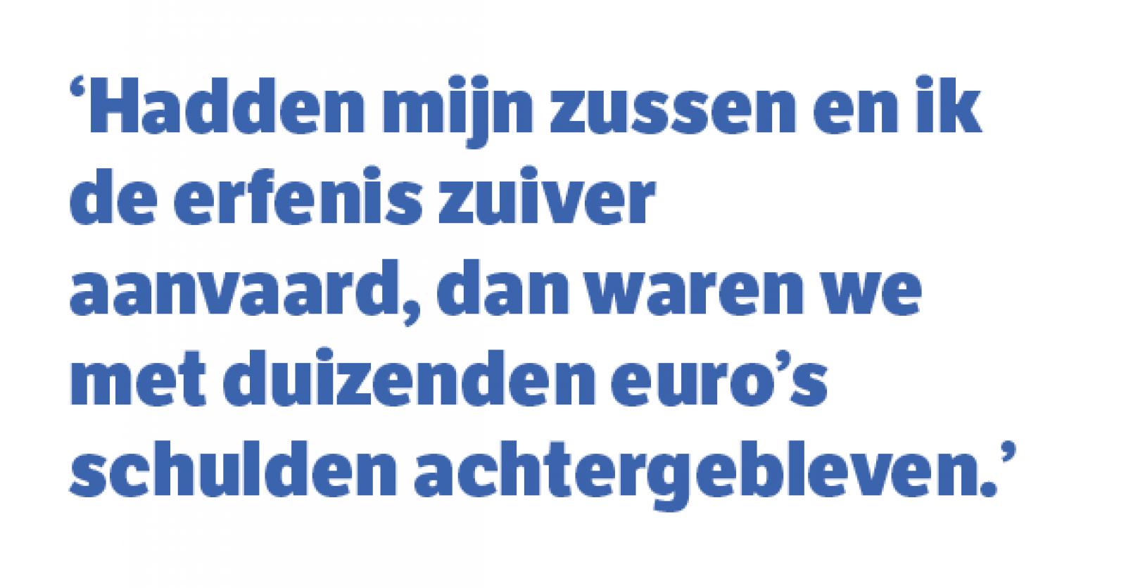 Na de zelfmoord van haar vader kreeg Merel (33) met zijn schuldeisers af te rekenen afbeelding