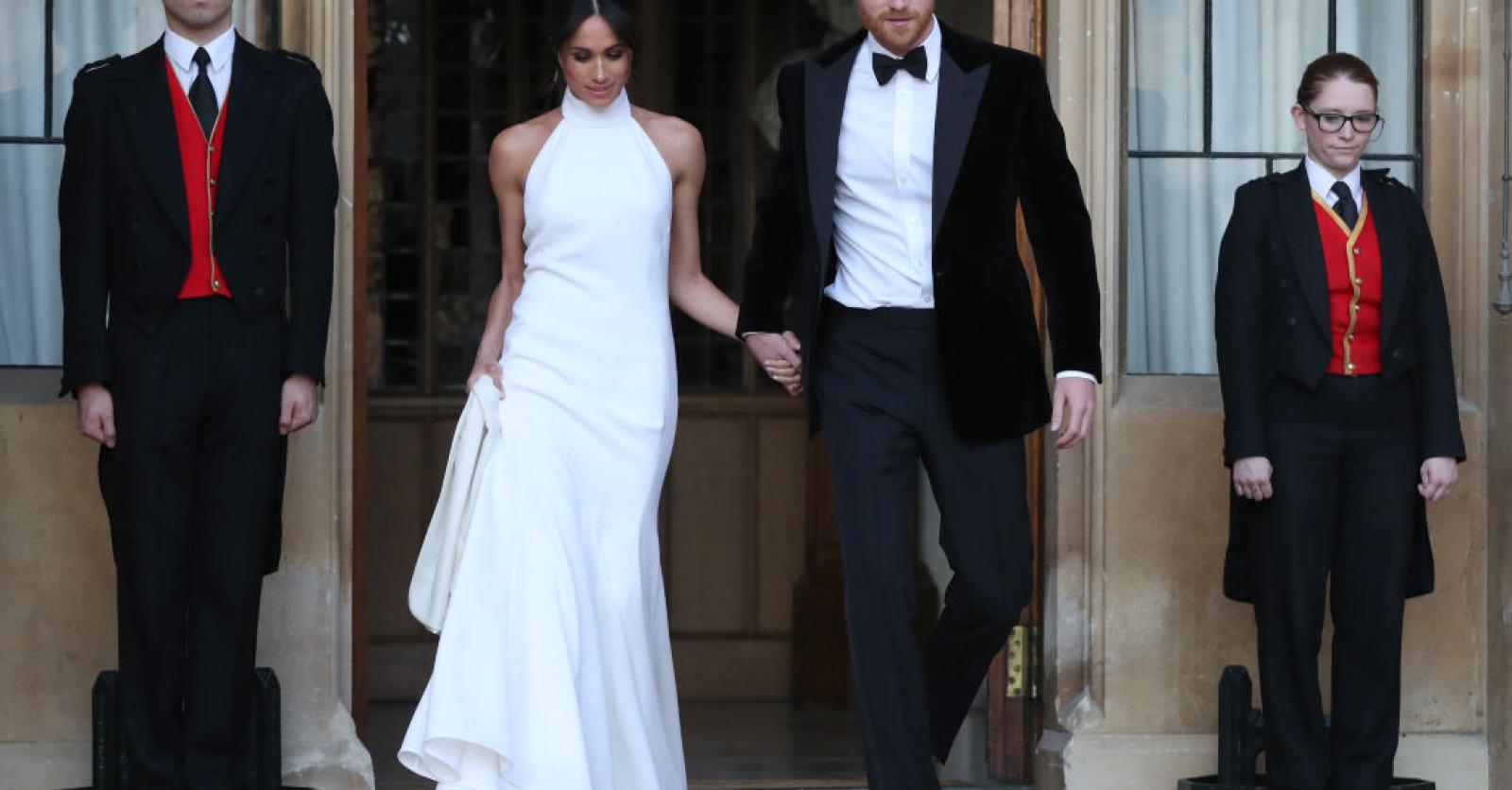 Jouez la comme Meghan offrez vous sa deuxieme robe de mariee a 25 euros Femmes d Aujourd hui