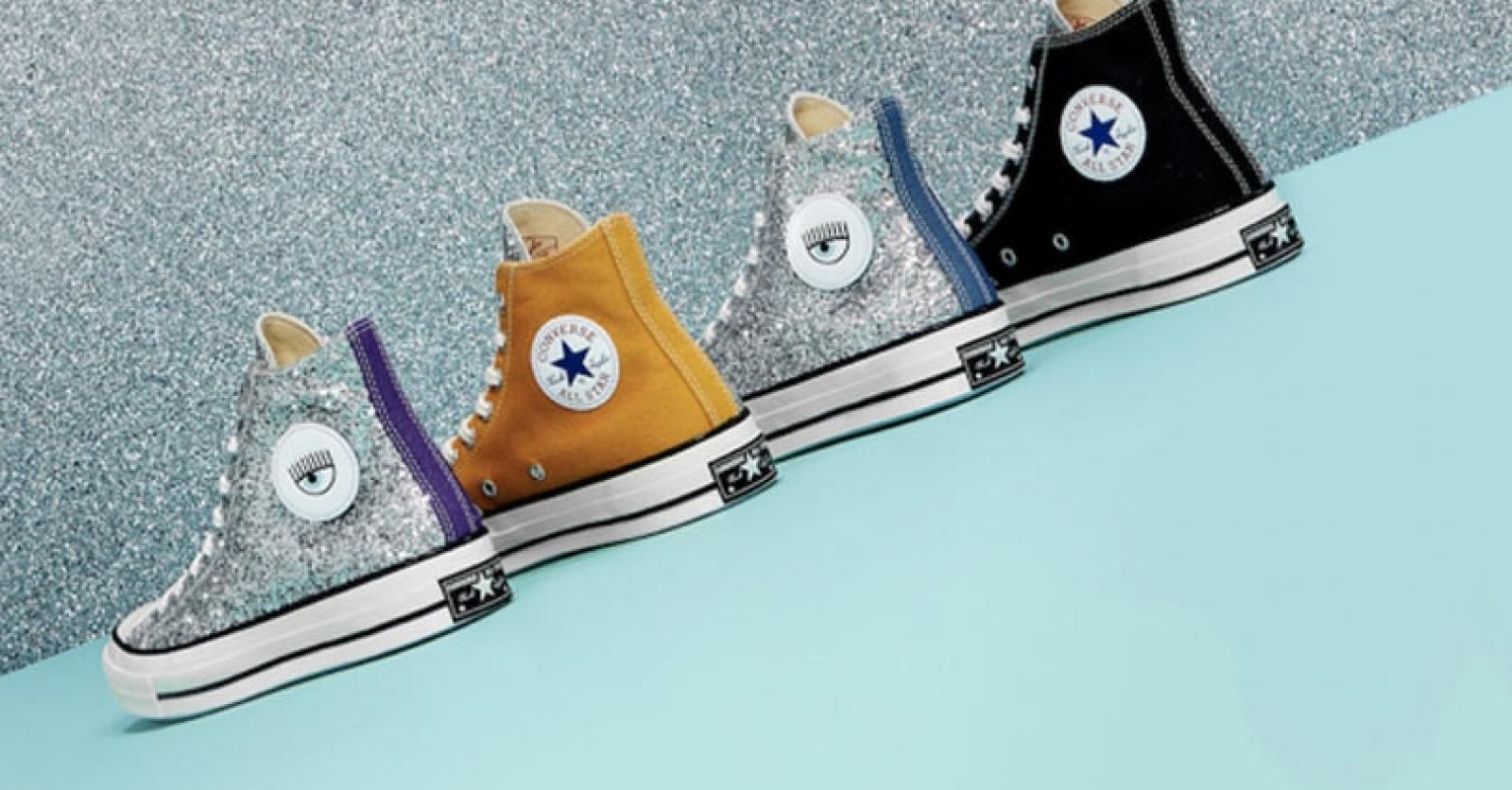 Converse paillette cheap oeil