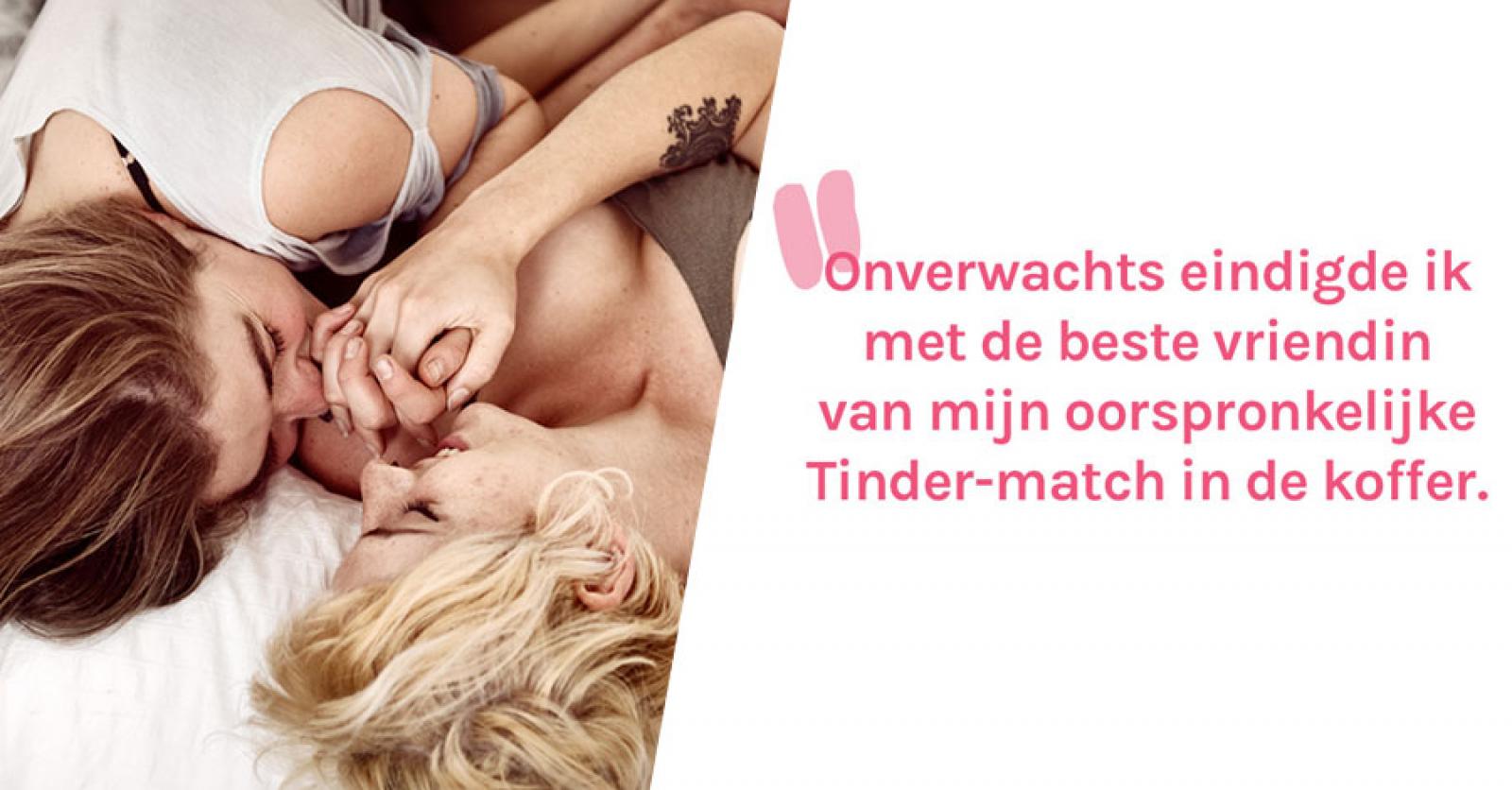 5 vrouwen over een Tinder-date die een onverwachte wending nam